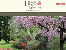 Tablet Screenshot of highbeeches.com